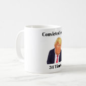 Trump veroordeelde misdadige koffie Mok (Voorkant links)
