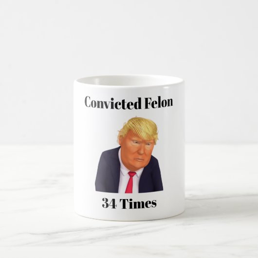 Trump veroordeelde misdadige koffie Mok (Center)