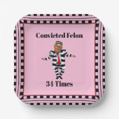 Trump veroordeelde misdadige papieren Bord (Voorkant)