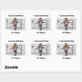 Trump veroordeelde misdadige Sticker (Vel)