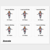 Trump veroordeelde misdadige Sticker (Vel)