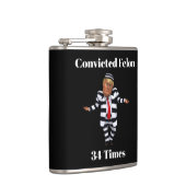 Trump veroordeelde misdadiger Flask Heupfles (Rechts)