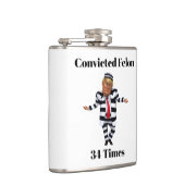 Trump veroordeelde misdadiger Flask Heupfles (Rechts)