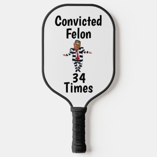 Trump veroordeelde misdadiger Pickleball Paddle (Voorkant)