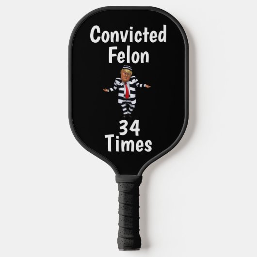 Trump veroordeelde misdadiger Pickleball Paddle (Voorkant)