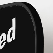 Trump veroordeelde misdadiger Pickleball Paddle (Links Detail)