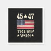 Trump veroverde in 2024 de 45 47ste President Amer Servet (Voorkant)