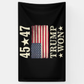 Trump veroverde in 2024 de 45 47ste President Amer Spandoek (Verticaal)