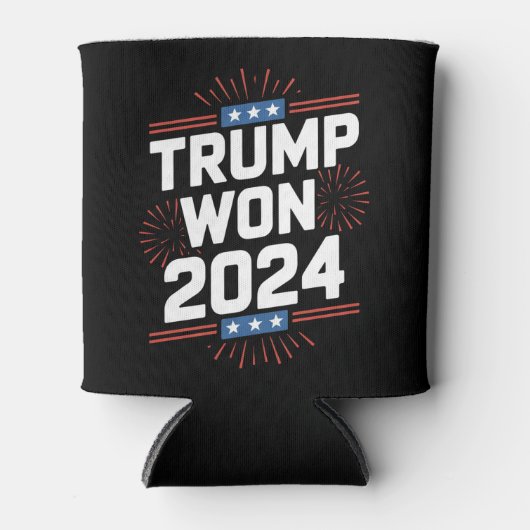 Trump veroverde in 2024 President 47e van het Witt Blikjeskoeler (Voorkant)