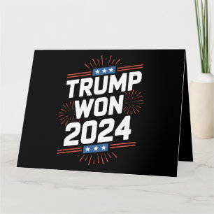 Trump veroverde in 2024 President 47e van het Witt Kaart