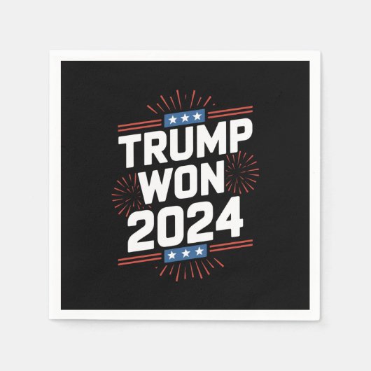 Trump veroverde in 2024 President 47e van het Witt Servet (Voorkant)