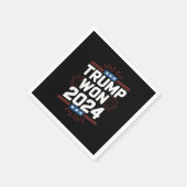 Trump veroverde in 2024 President 47e van het Witt Servet (Hoek)