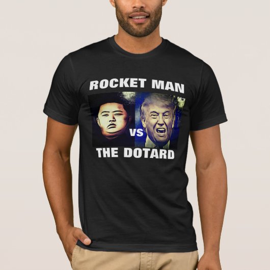 Trump Versus Kim Jong Un Funny Shirt (Voorkant)