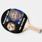 Trump Versus Kim Jong Un Ping Pong Paddle Tafeltennisbatje (Zijkant)