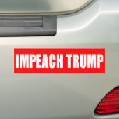 "TRUMP VERWIJDEREN" BUMPERSTICKER (Op auto)