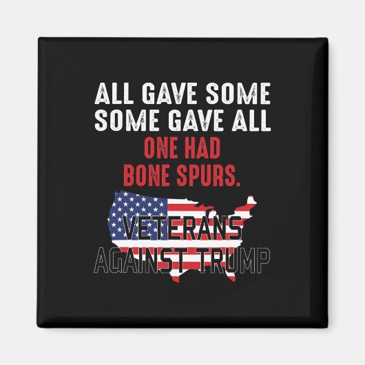 Trump veteranen tegen Trump Magneet (Voorkant)