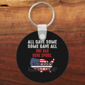 Trump veteranen tegen Trump Sleutelhanger (Voorkant)