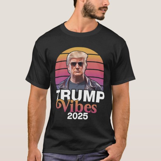 Trump vibes 2025 Chiffon Top (Voorkant)