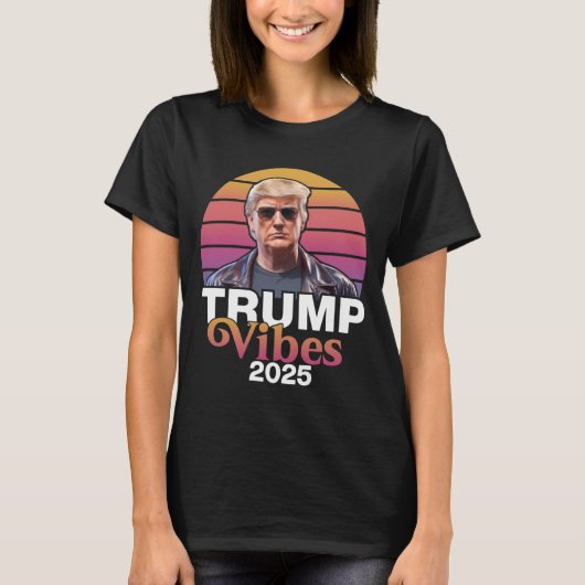 Trump vibes 2025 Chiffon Top (Voorkant)