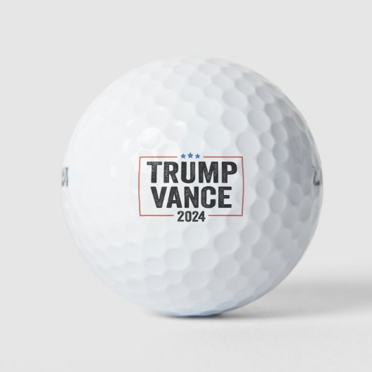 Trump Vice President Vance 2024 President Verkiezi Golfballen (Voorkant)