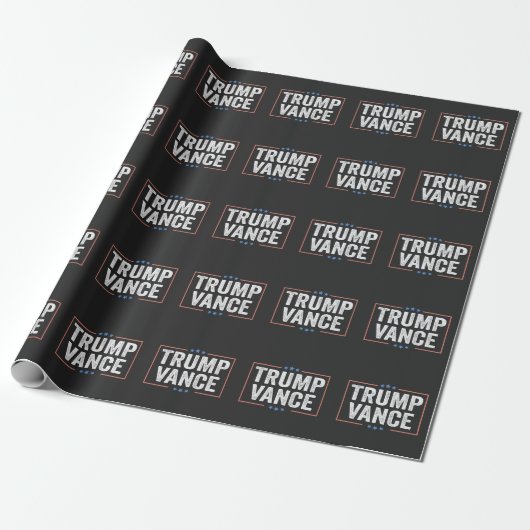 Trump Vice President Vance President Verkiezing US Cadeaupapier (Uitgerold)