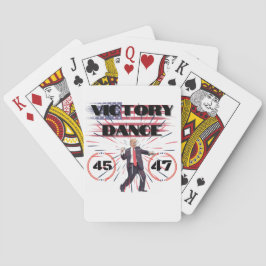 Trump Victory Dance kaarten spelen