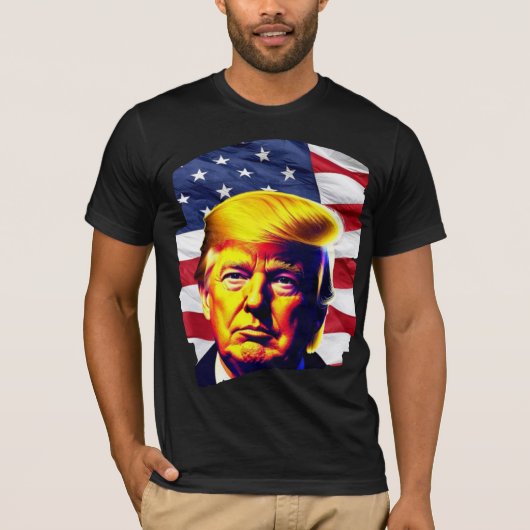Trump Victory Tshirt - Bella Canvas T (Voorkant)