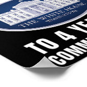 Trump vier jaar gemeenschapsdienst 9 poster (Hoek)