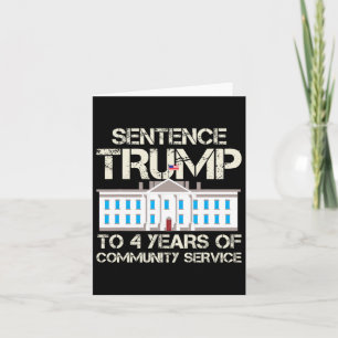 Trump vier jaar gemeenschapsdienst kaart