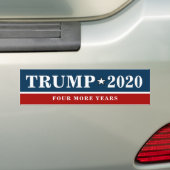 Trump - VIER MEER JAREN offertes - grappig Bumpersticker (Op auto)