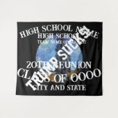 Trump-vierings afstudeerklas pensioen cruise wandkleed (Voorkant (horizontaal))