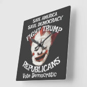 Trump Vierkante Klok (Hoek)