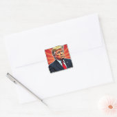 Trump Vierkante Sticker (Envelop)