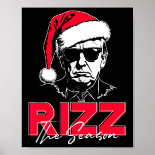 Trump viert het kerstseizoen grappig Donald Trump Poster