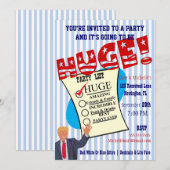 Trump viert uw grootse Milestone Party Kaart (Voorkant / Achterkant)