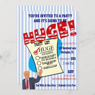 Trump viert uw grootse Milestone Party Kaart