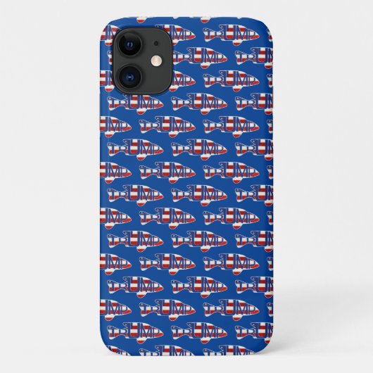 TRUMP-visvlag Case-Mate iPhone Case (Achterkant)