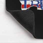 Trump vlag vis in bubbels muismat (Hoek)