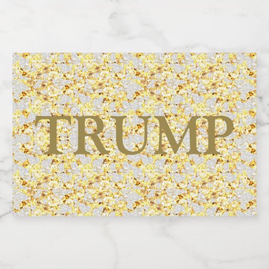 TRUMP VOEDSELCONTAINER ETIKET (Enkel label)