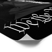 Trump voedt het volk als eerste op poster (Hoek)