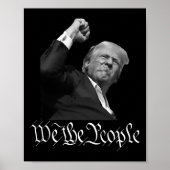 Trump voedt het volk als eerste op poster (Voorkant)