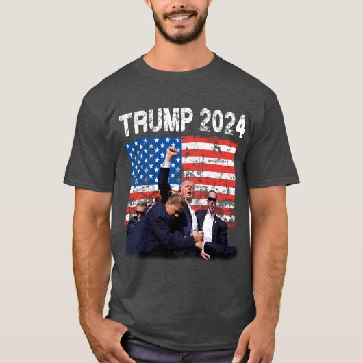 Trump voor 2024. t-shirt (Voorkant)
