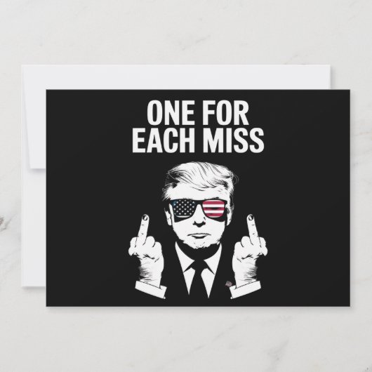 Trump voor elke Miss Kaart (Voorkant)