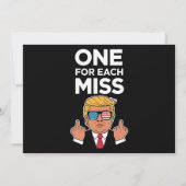 Trump voor elke Miss Kaart (Voorkant)