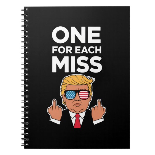 Trump voor elke Miss Notitieboek (Voorkant)