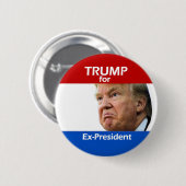 TRUMP voor ex-President Ronde Button 5,7 Cm (Voorkant /achterkant)