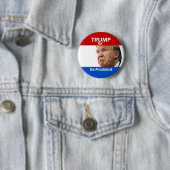 TRUMP voor ex-President Ronde Button 5,7 Cm (In situ)