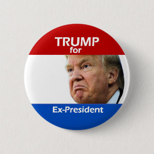 TRUMP voor ex-President Ronde Button 5,7 Cm