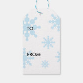 Trump voor Kerstmis Cadeaulabel (Achterkant)