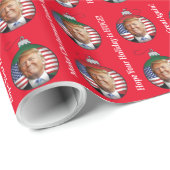Trump voor Kerstmis Cadeaupapier (Rol Hoek)